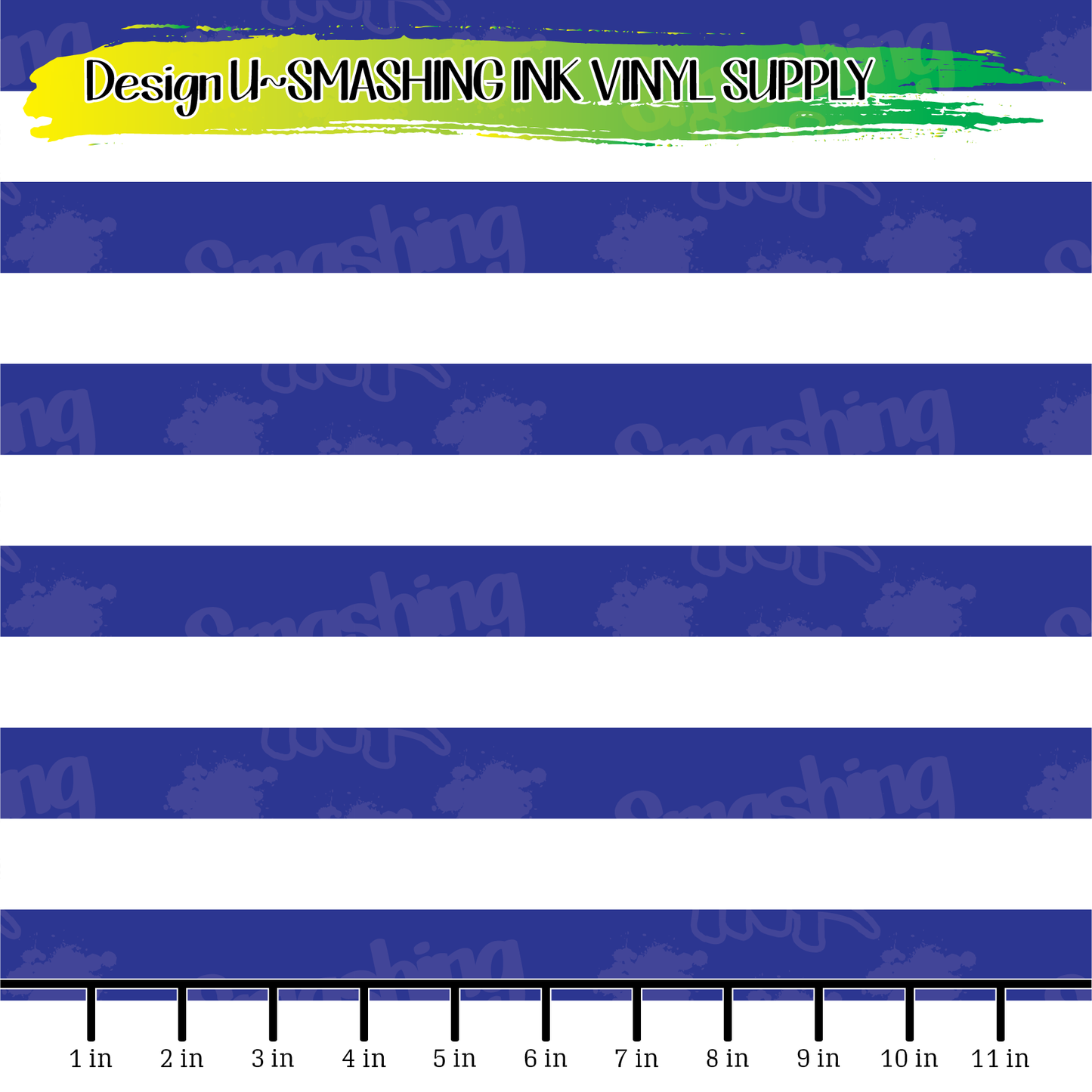 Blue White Stripes ★ Pattern Vinyl | Faux Leather | Sublimation (TAT 3 BUS DAYS)