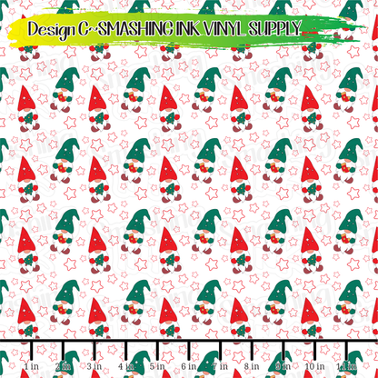 Christmas Gnomes ★ Laser Safe Adhesive Film (TAT 3 BUS DAYS)