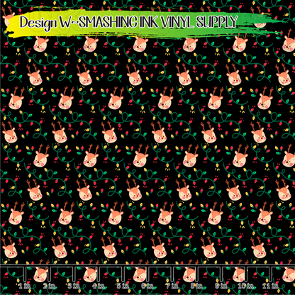 Christmas Characters ★ Pattern Vinyl | Faux Leather | Sublimation (TAT 3 BUS DAYS)