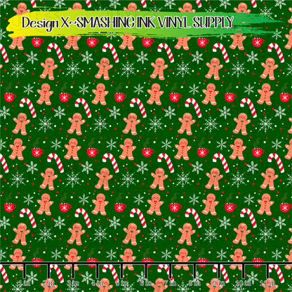 Christmas Characters ★ Pattern Vinyl | Faux Leather | Sublimation (TAT 3 BUS DAYS)