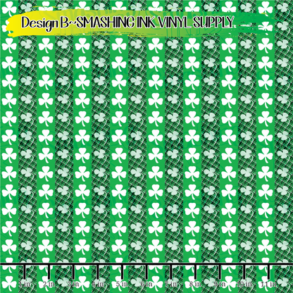 St. Patrick's Day Patterns ★ Laser Safe Adhesive Film (TAT 3 BUS DAYS)