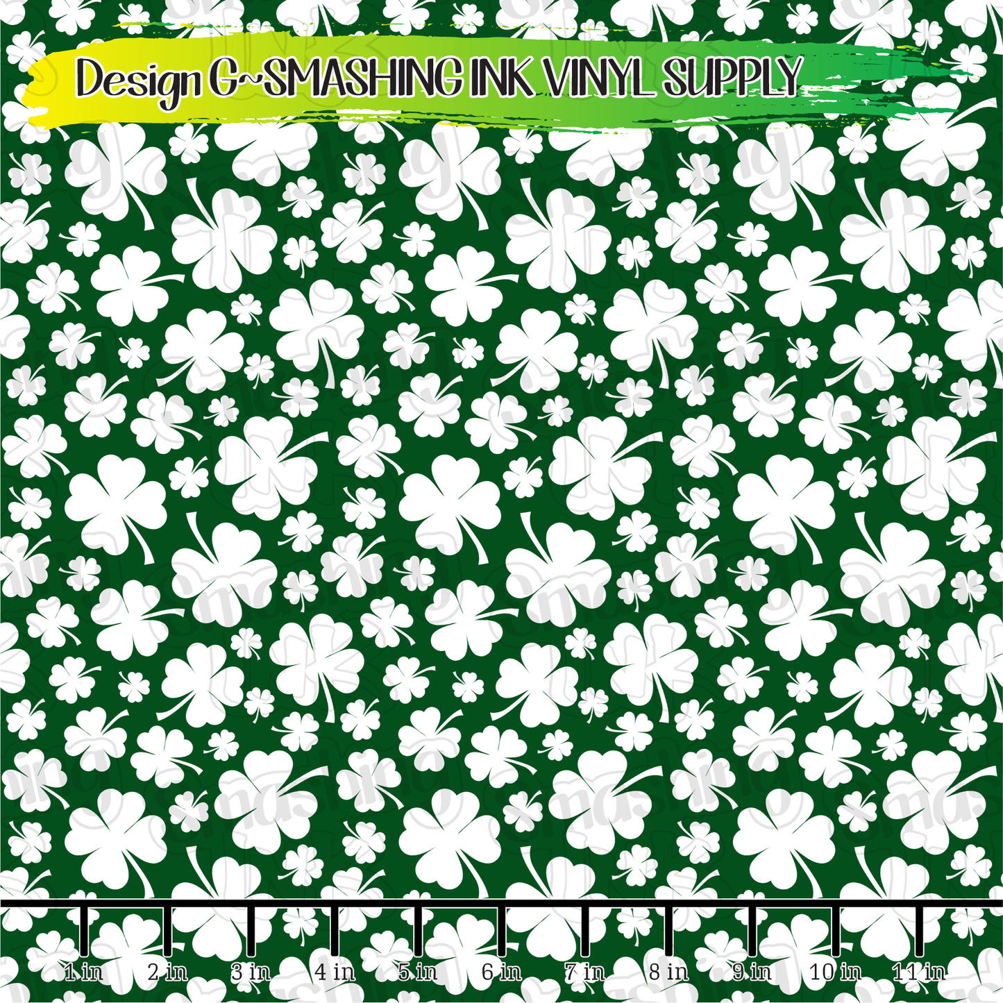 Clovers ★ Pattern Vinyl | Faux Leather | Sublimation (TAT 3 BUS DAYS)