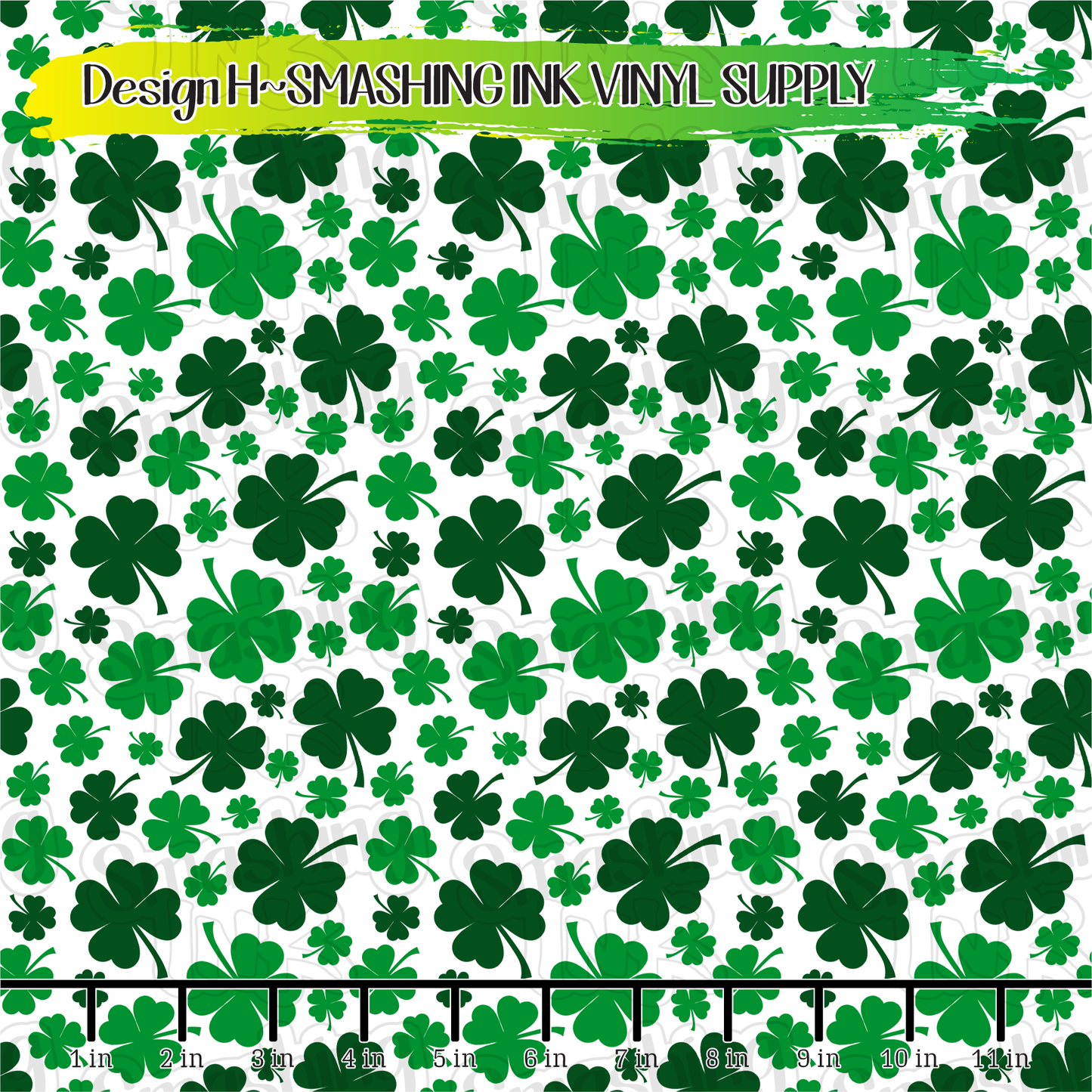 Clovers ★ Pattern Vinyl | Faux Leather | Sublimation (TAT 3 BUS DAYS)