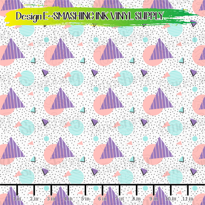 Retro Pattern ★ Pattern Vinyl | Faux Leather | Sublimation (TAT 3 BUS DAYS)