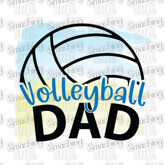 Volleyball Dad - Heat Transfer | DTF | Sublimation (TAT 3 BUS DAYS) [3D-3HTV]