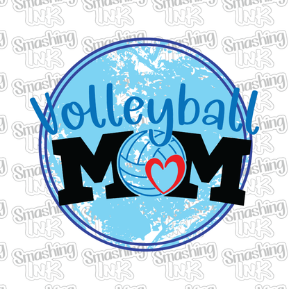 Volleyball Mom - Heat Transfer | DTF | Sublimation (TAT 3 BUS DAYS) [3D-5HTV]