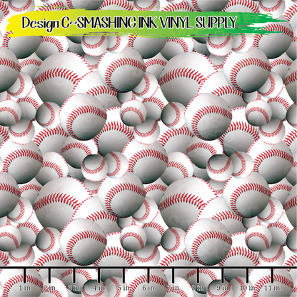 Baseball Pattern ★ Laser Safe Adhesive Film (TAT 3 BUS DAYS)