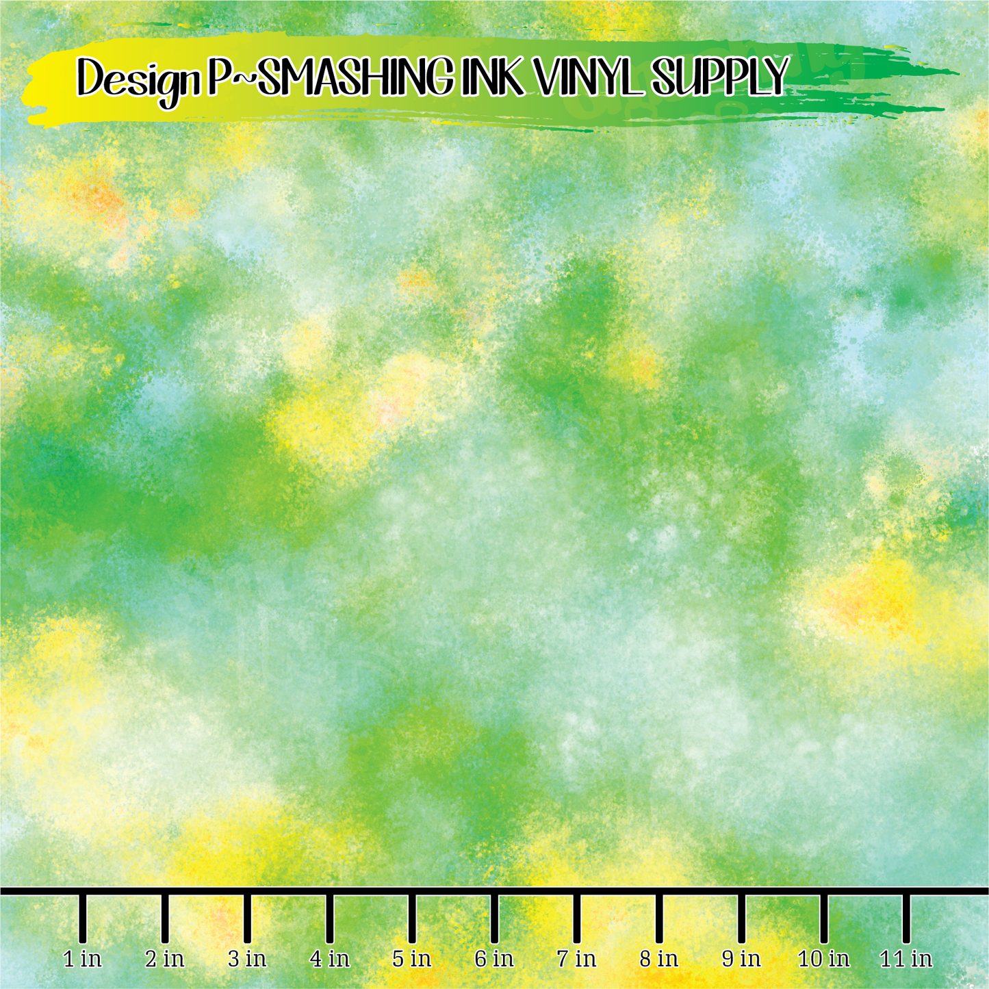 Green Watercolor ★ Pattern Vinyl | Faux Leather | Sublimation (TAT 3 BUS DAYS)