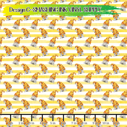 Honey Bee Gnomes ★ Pattern Vinyl | Faux Leather | Sublimation (TAT 3 BUS DAYS)