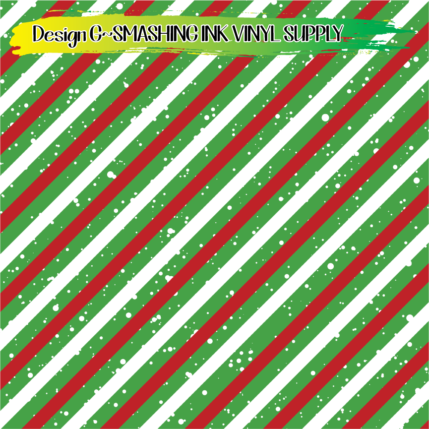 Diagonal Stripes ★ Pattern Vinyl | Faux Leather | Sublimation (TAT 3 BUS DAYS)