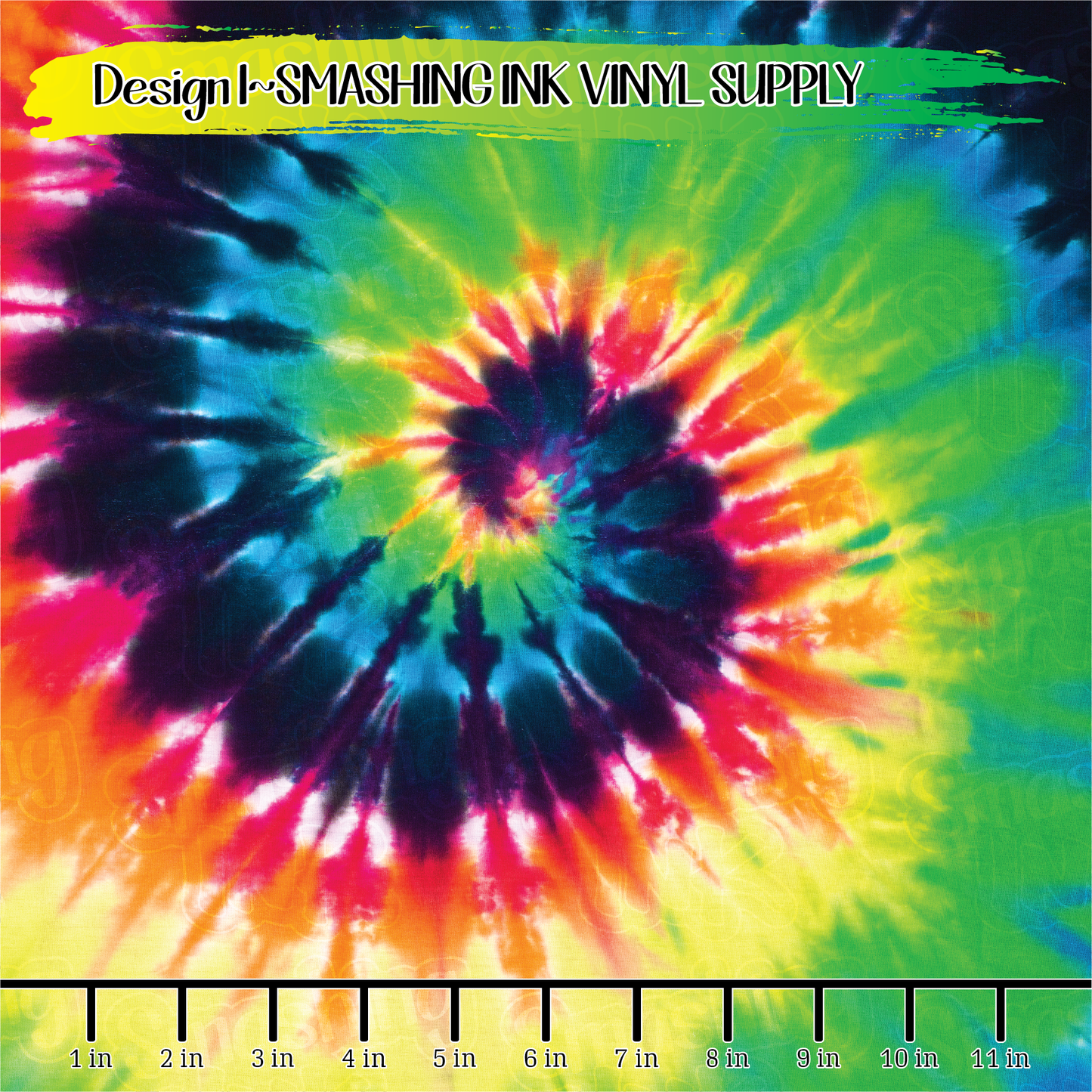 Rainbow Tie Dye ★ Pattern Vinyl | Faux Leather | Sublimation (TAT 3 BUS DAYS)