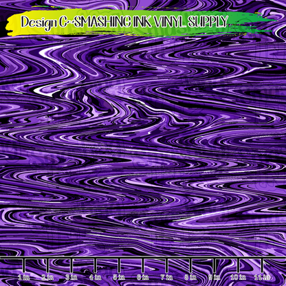 Colored Swirls ★ Pattern Vinyl | Faux Leather | Sublimation (TAT 3 BUS DAYS)
