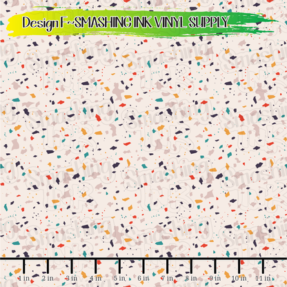 Terrazzo Patterns ★ Pattern Vinyl | Faux Leather | Sublimation (TAT 3 BUS DAYS)