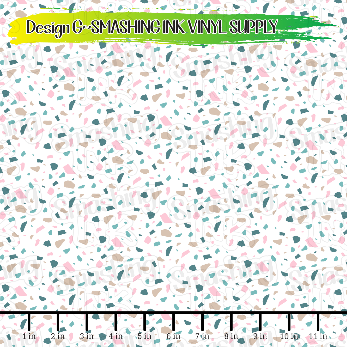 Terrazzo Patterns ★ Pattern Vinyl | Faux Leather | Sublimation (TAT 3 BUS DAYS)