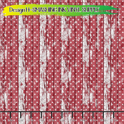 Patriotic Wood ★ Pattern Vinyl | Faux Leather | Sublimation (TAT 3 BUS DAYS)