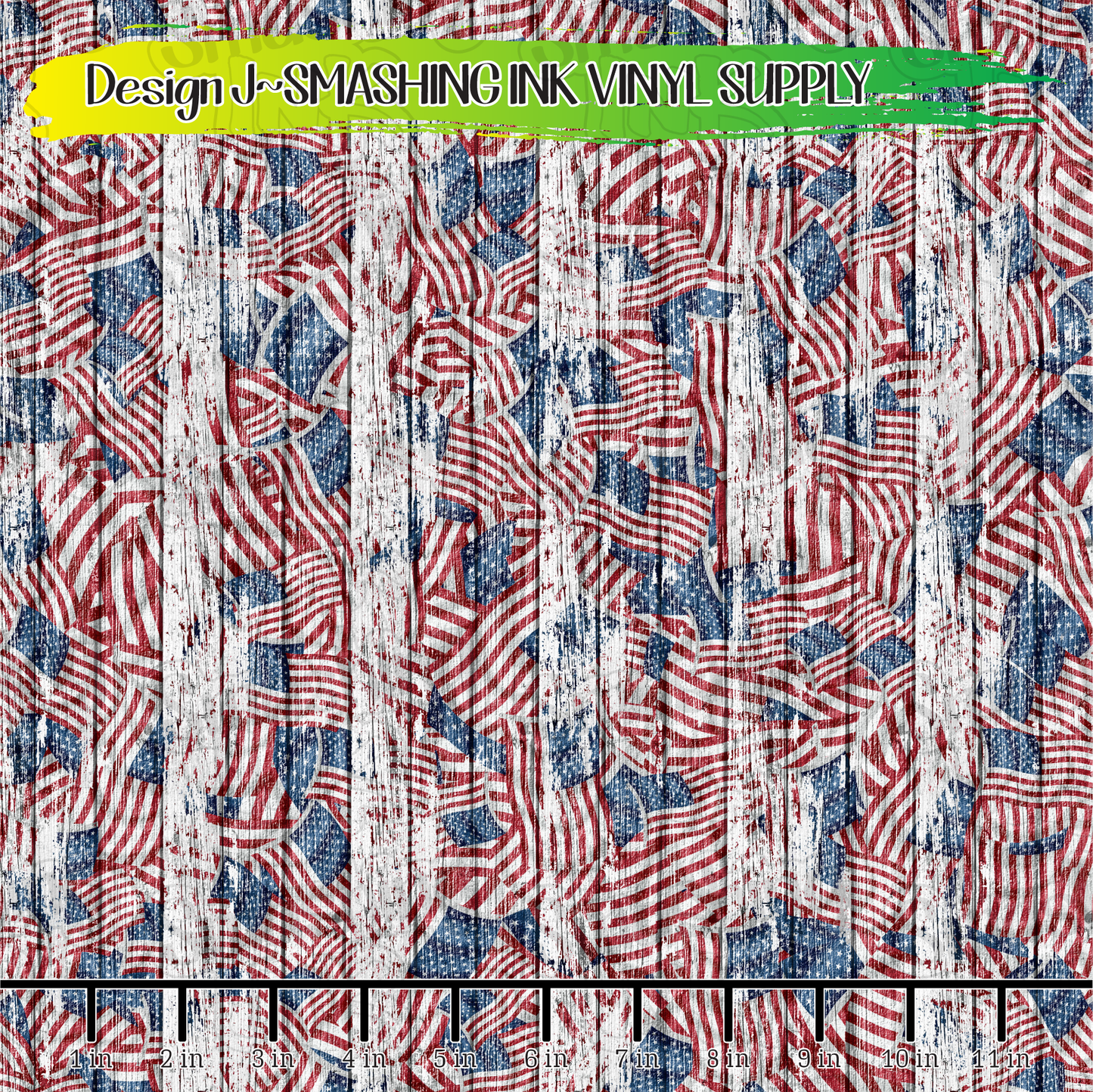 Patriotic Wood ★ Pattern Vinyl | Faux Leather | Sublimation (TAT 3 BUS DAYS)