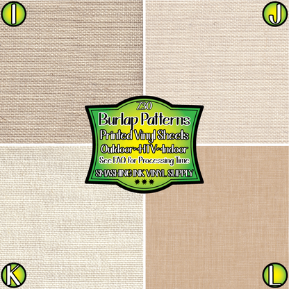 Burlap Texture ★ Laser Safe Adhesive Film (TAT 3 BUS DAYS)