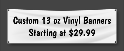 Custom  Senior 13 oz Vinyl Banner - Pick your Size!