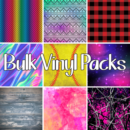 Bulk/Wholesale Ordering - Pattern Vinyl | Faux Leather | Sublimation (TAT 15 BUS DAYS)