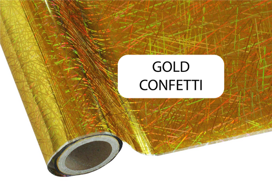 Gold Confetti - Heat Transfer Foil