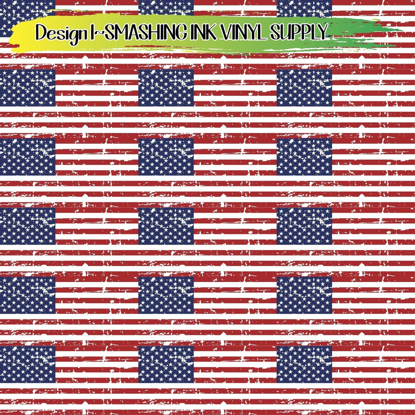 American Flag 2x4 in ★ Laser Safe Adhesive Film (TAT 3 BUS DAYS)