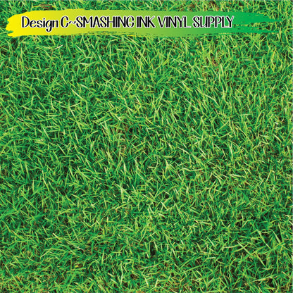 Green Grass ★ Pattern Vinyl | Faux Leather | Sublimation (TAT 3 BUS DAYS)