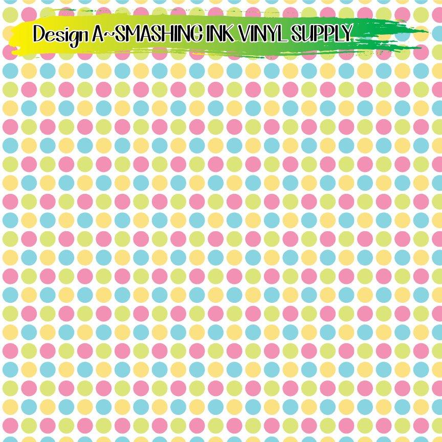 Colorful Polka Dots ★ Laser Safe Adhesive Film (TAT 3 BUS DAYS)