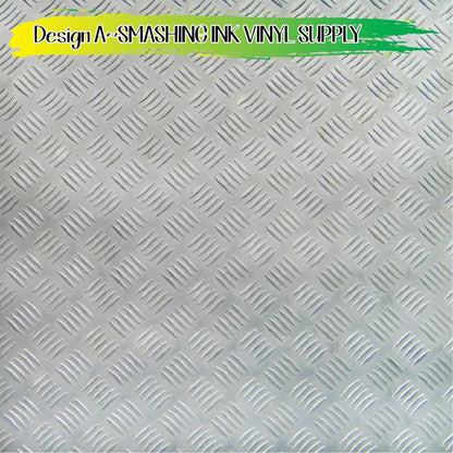 Diamond Plate Colored ★ Pattern Vinyl | Faux Leather | Sublimation (TAT 3 BUS DAYS)