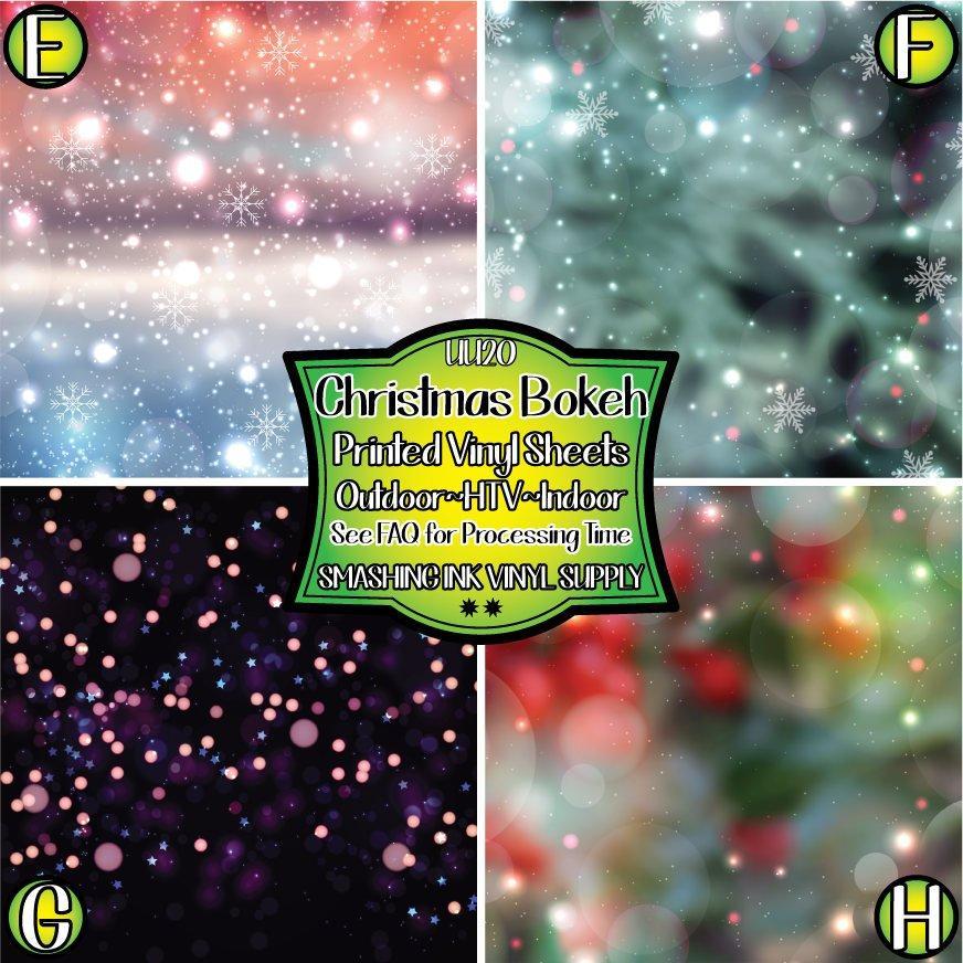 Christmas Bokeh ★ Laser Safe Adhesive Film (TAT 3 BUS DAYS)