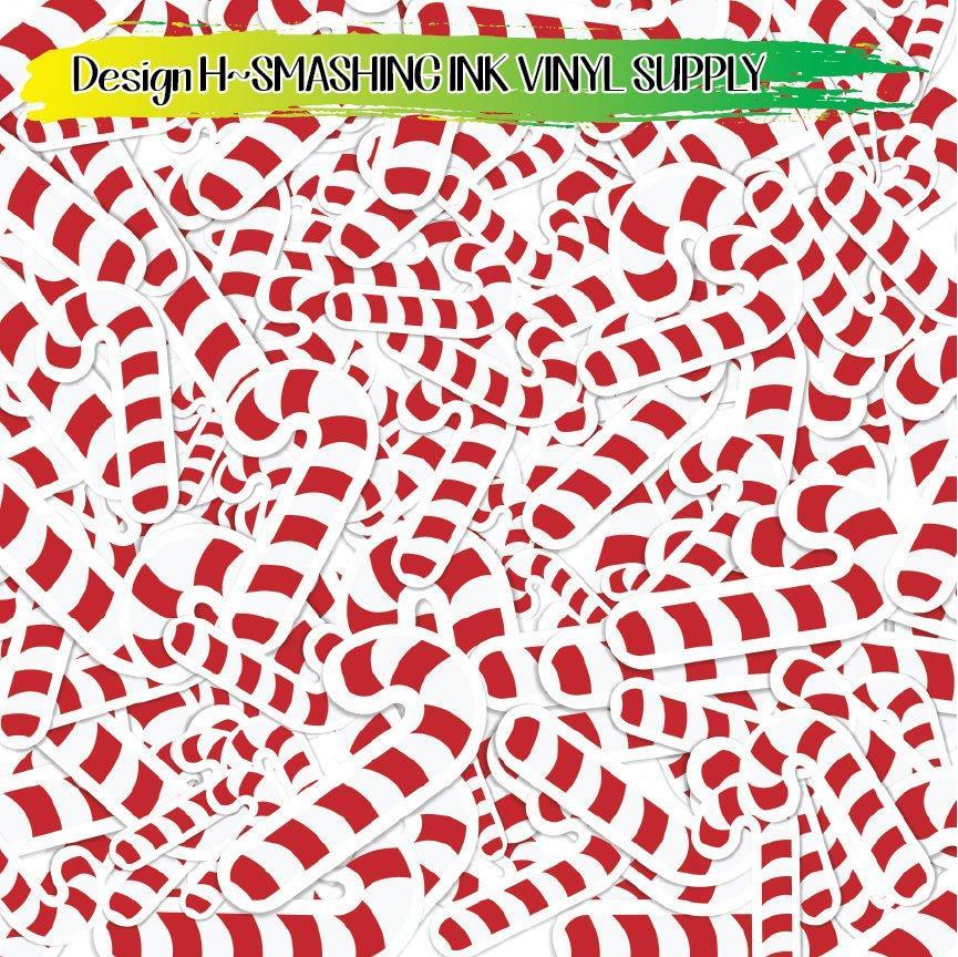 Candy Cane 2 Wrap For Straight Tumbler-313 – Vinyl Fun