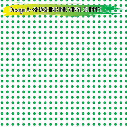 Green White Dots ★ Laser Safe Adhesive Film (TAT 3 BUS DAYS)