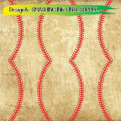 Dirty Baseball ★ Pattern Vinyl | Faux Leather | Sublimation (TAT 3 BUS DAYS)