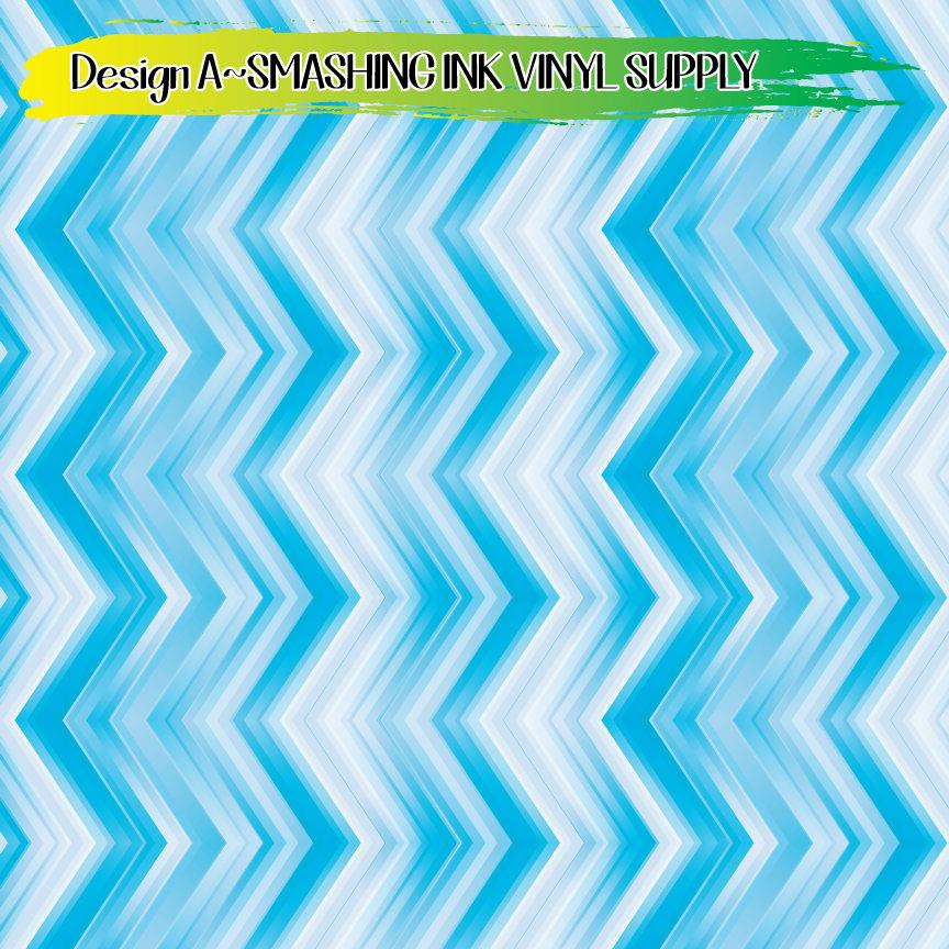 Abstract Zigzag ★ Pattern Vinyl | Faux Leather | Sublimation (TAT 3 BUS DAYS)