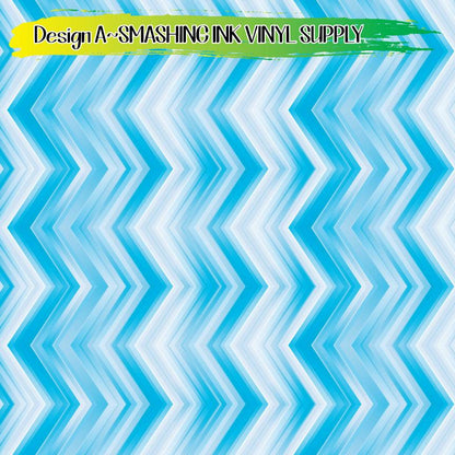 Abstract Zigzag ★ Pattern Vinyl | Faux Leather | Sublimation (TAT 3 BUS DAYS)
