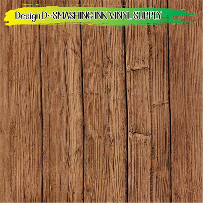 Brown Wood Texture ★ Pattern Vinyl | Faux Leather | Sublimation (TAT 3 BUS DAYS)