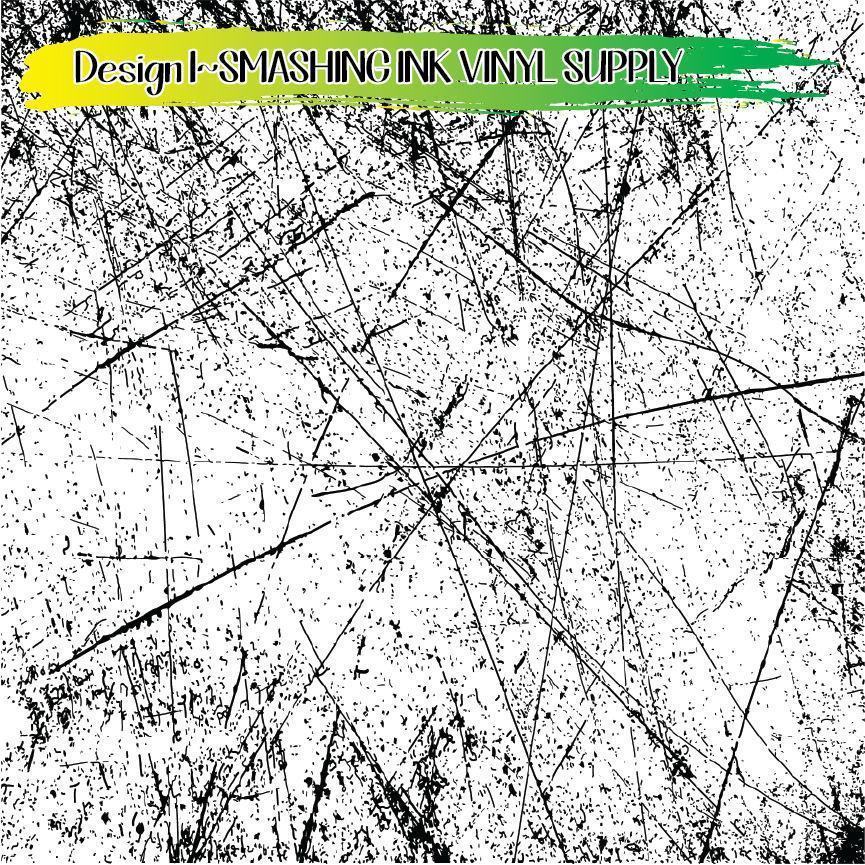 Black White Distress ★ Pattern Vinyl | Faux Leather | Sublimation (TAT 3 BUS DAYS)