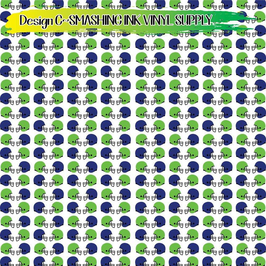 Football Patterned ★ Pattern Vinyl | Faux Leather | Sublimation (TAT 3 BUS DAYS)
