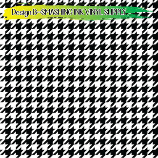 Houndstooth ★ Pattern Vinyl | Faux Leather | Sublimation (TAT 3 BUS DA ...