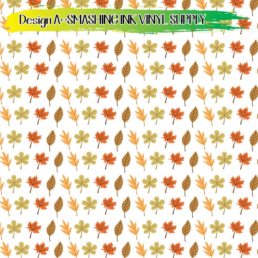 Leaf Pattern Fall ★ Laser Safe Adhesive Film (TAT 3 BUS DAYS)