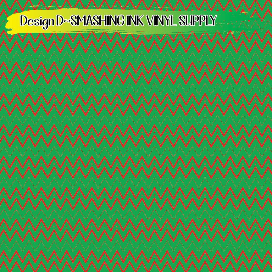 Zigzag Dots ★ Pattern Vinyl | Faux Leather | Sublimation (TAT 3 BUS DAYS)