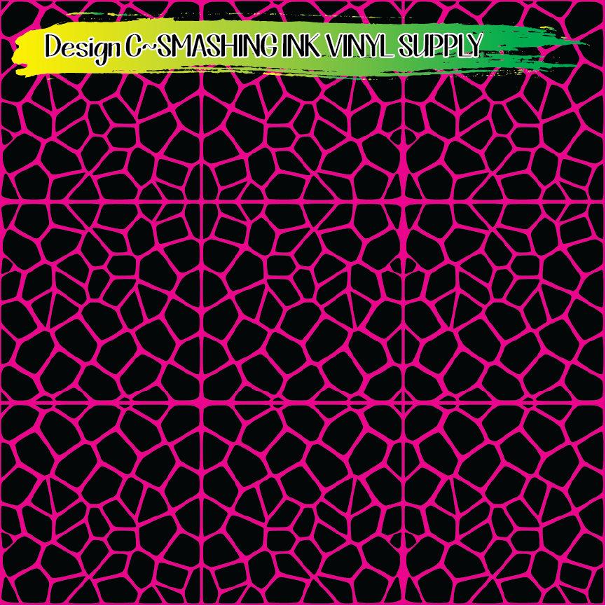 Pink Black Animal Print ★ Laser Safe Adhesive Film (TAT 3 BUS DAYS)