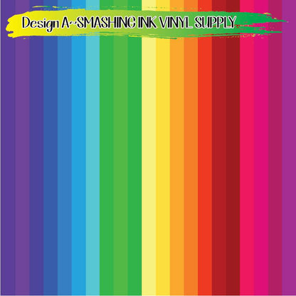 Rainbow Print ★ Laser Safe Adhesive Film (TAT 3 BUS DAYS)