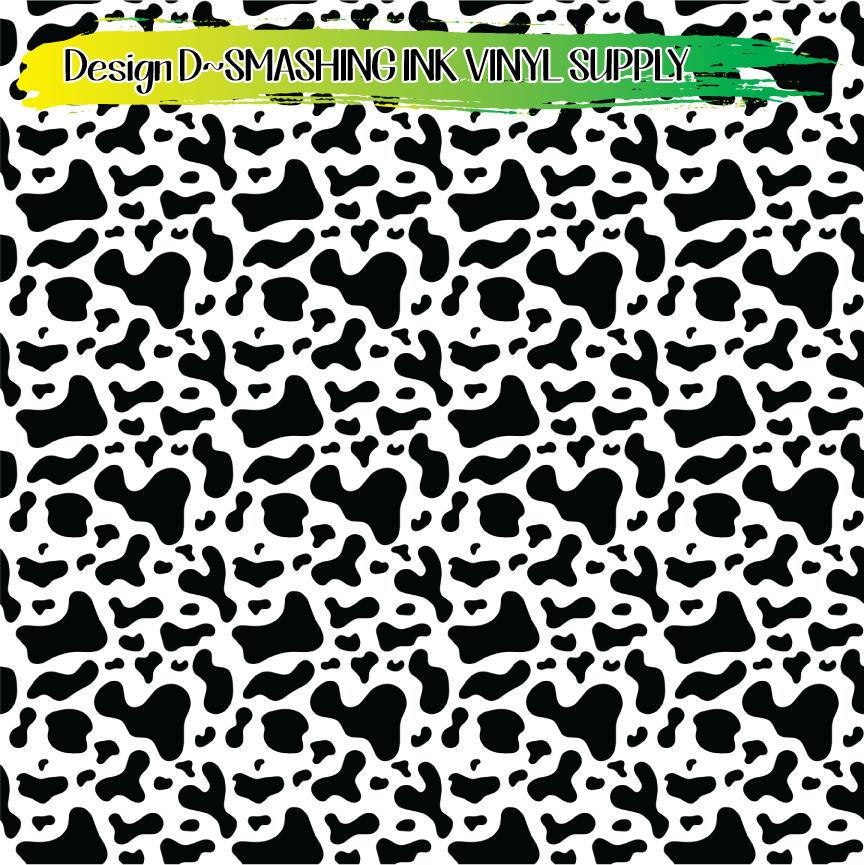 Loved to death cow print - vinyl wrap seamless