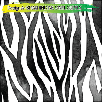Zebra Animal Print ★ Laser Safe Adhesive Film (TAT 3 BUS DAYS)