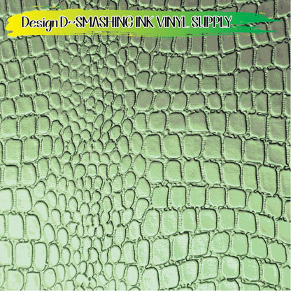 Metallic Snakeskin ★ Pattern Vinyl | Faux Leather | Sublimation (TAT 3 BUS DAYS)