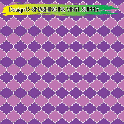 Quadrefoil Pattern ★ Pattern Vinyl | Faux Leather | Sublimation (TAT 3 BUS DAYS)