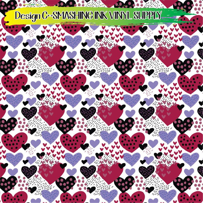 Hearts and Dots ★ Laser Safe Adhesive Film (TAT 3 BUS DAYS)