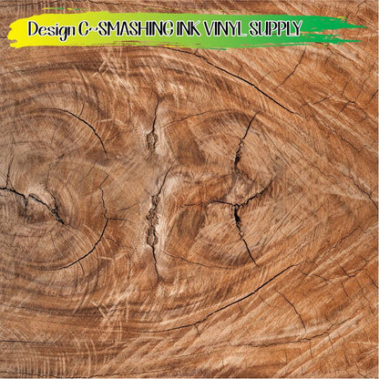 Brown Wood Texture ★ Pattern Vinyl | Faux Leather | Sublimation (TAT 3 BUS DAYS)