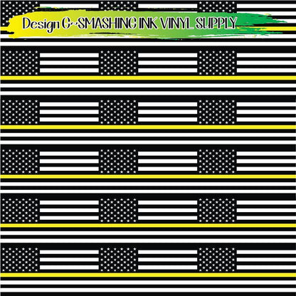 Yellow Line Flag ★ Laser Safe Adhesive Film (TAT 3 BUS DAYS)
