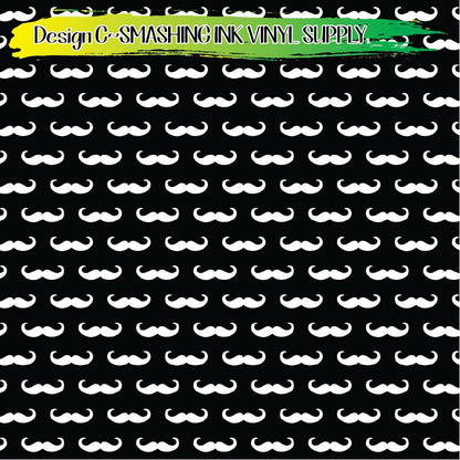 Mustache Pattern ★ Laser Safe Adhesive Film (TAT 3 BUS DAYS)